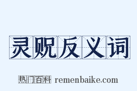 灵贶反义词是什么意思的图片